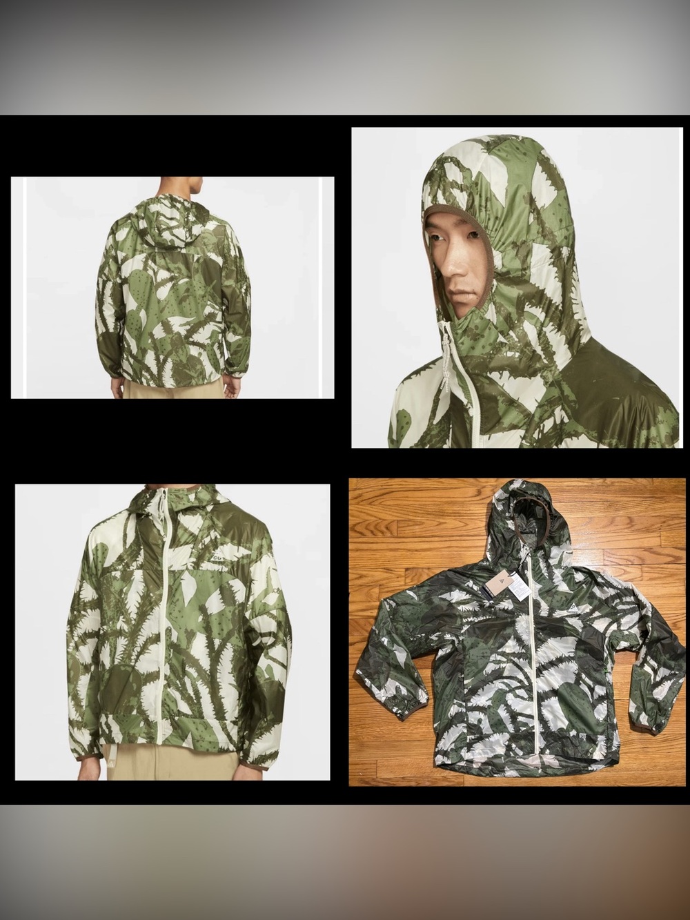 Nike ACG "Cinder Cone" Windproof Jacket Loose fit -packable Men’s size L NEW